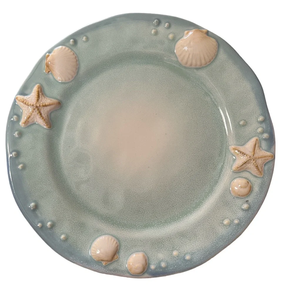 Sonoma Seaside Dinner Plates Like new condition - Picture 1 of 3